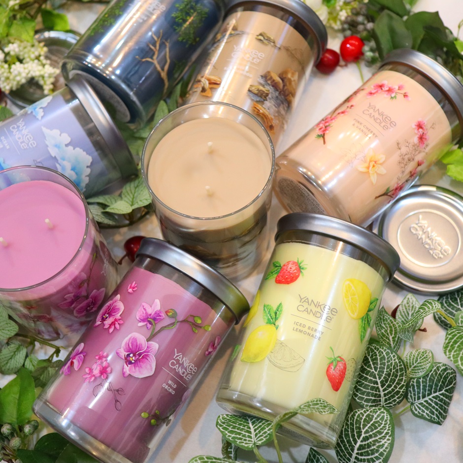 Yankee Candle, WoodWick キャンドル6点 Golden Bourbon WoodWick® Medium Hourglass Candle - Medium