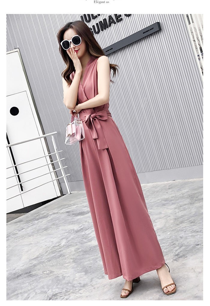 オールインワン ワイドパンツ レディース パンツドレス 結婚式 ガウチョパンツ パーティードレス フォーマル Vネック 二次会 ドレス お洒落 30代 40代ylyh5501 代引不可