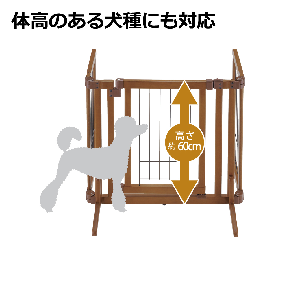 【Lサイズ2個セットでお得】リッチェル Richell 木製置くだけゲート リッチェル 木製おくだけドア付ペットゲート ハイタイプ レギュラー