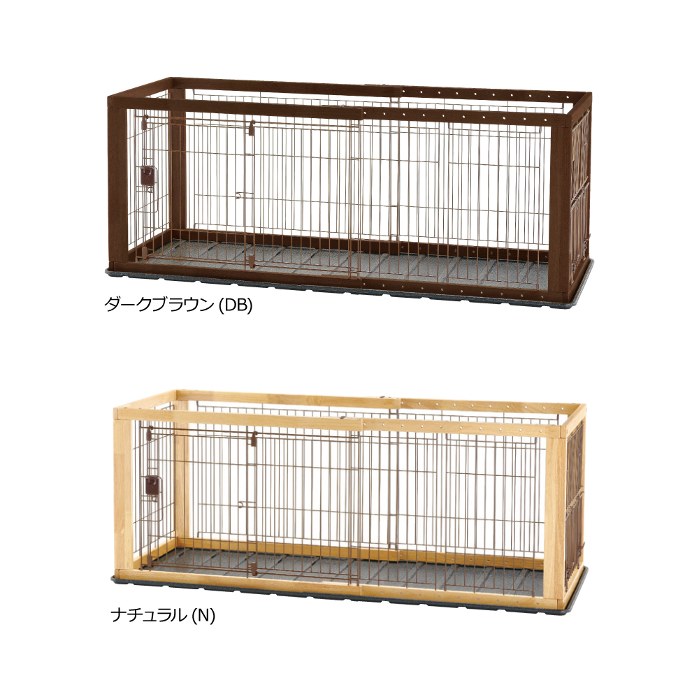 リッチェル（Richell） 犬 ケージ 木製スライドペットサークル