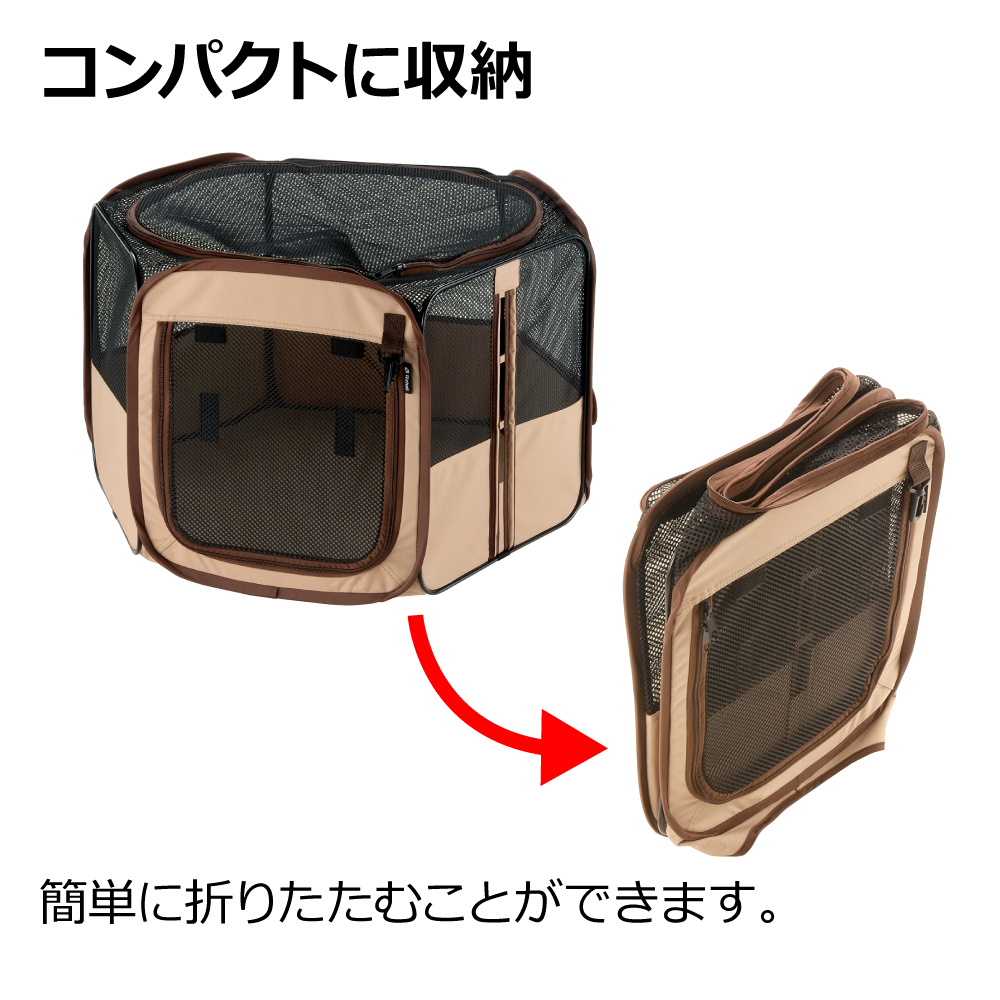 リッチェル（Richell） 犬 ケージ たためるペットサークル 90-90