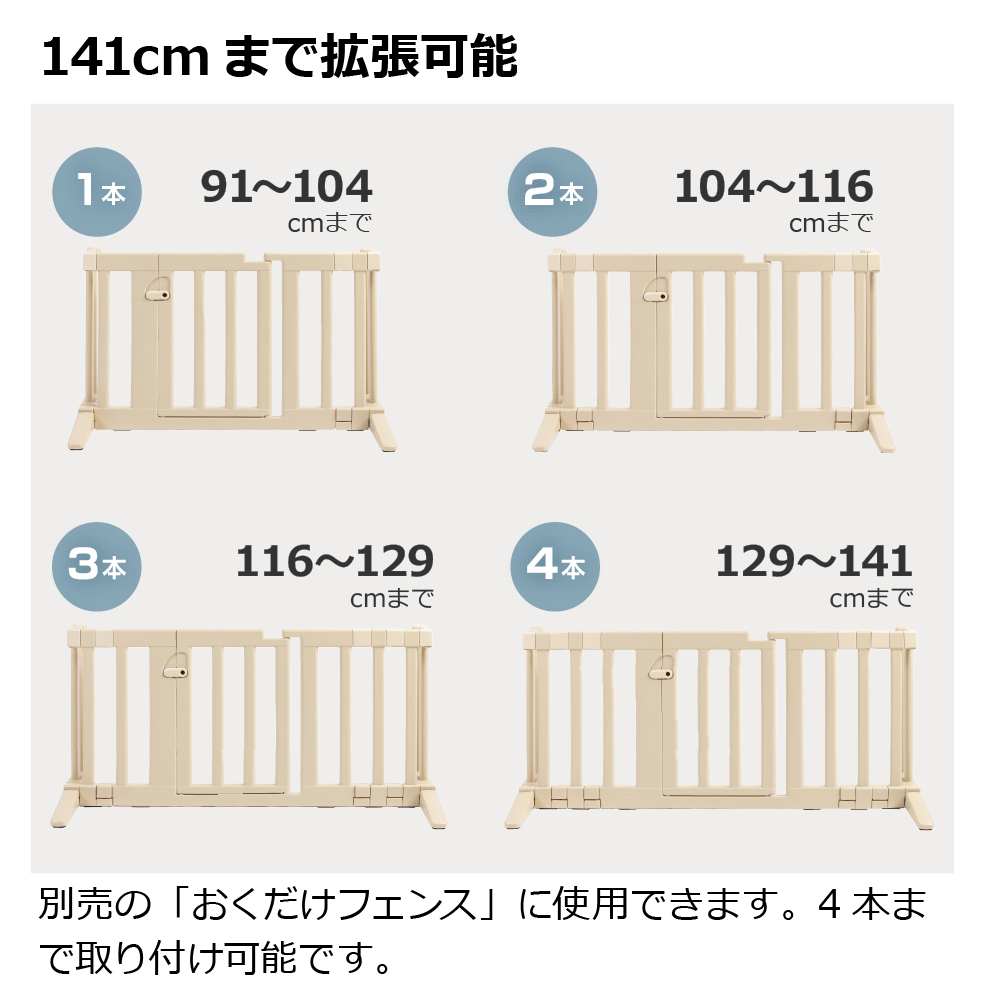 おくだけフェンス 拡張パーツ