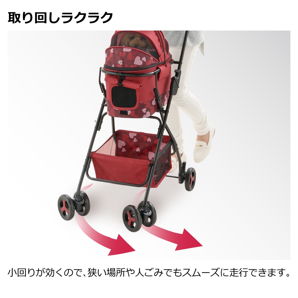 リッチェル ペットカート ミニモ 小型 犬 猫 折りたたみ