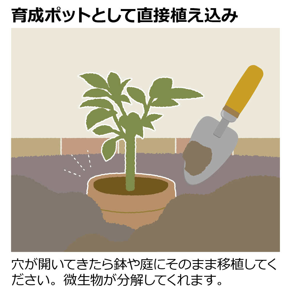 ペーパーポットカバー 4