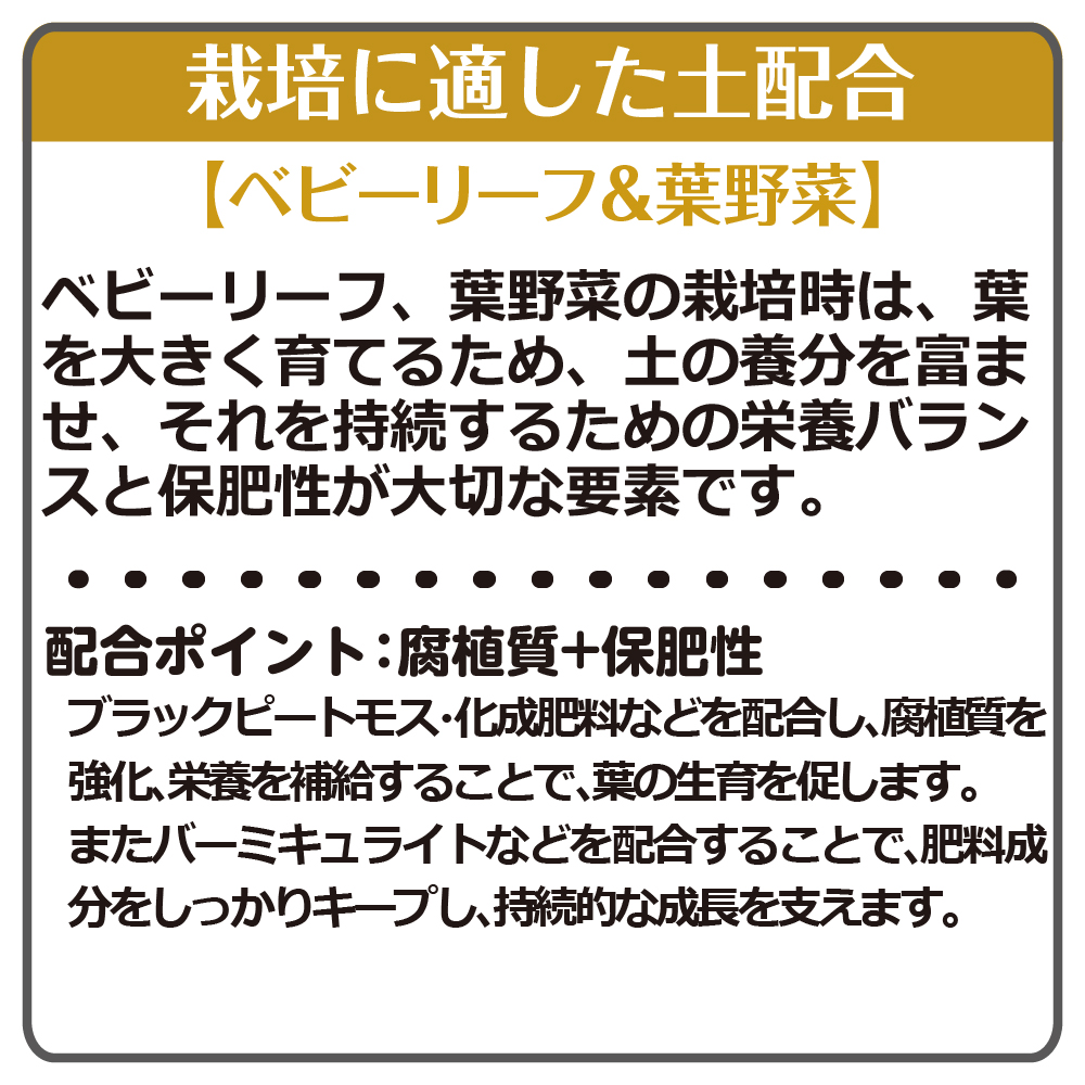 クロレラの恵みR 種まきとベビーリーフの土