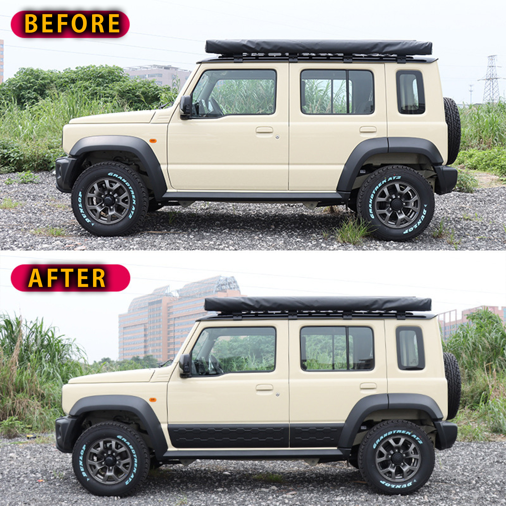 ジムニーノマド JC74 5ドア パーツ サイドドア ガーニッシュ サイド