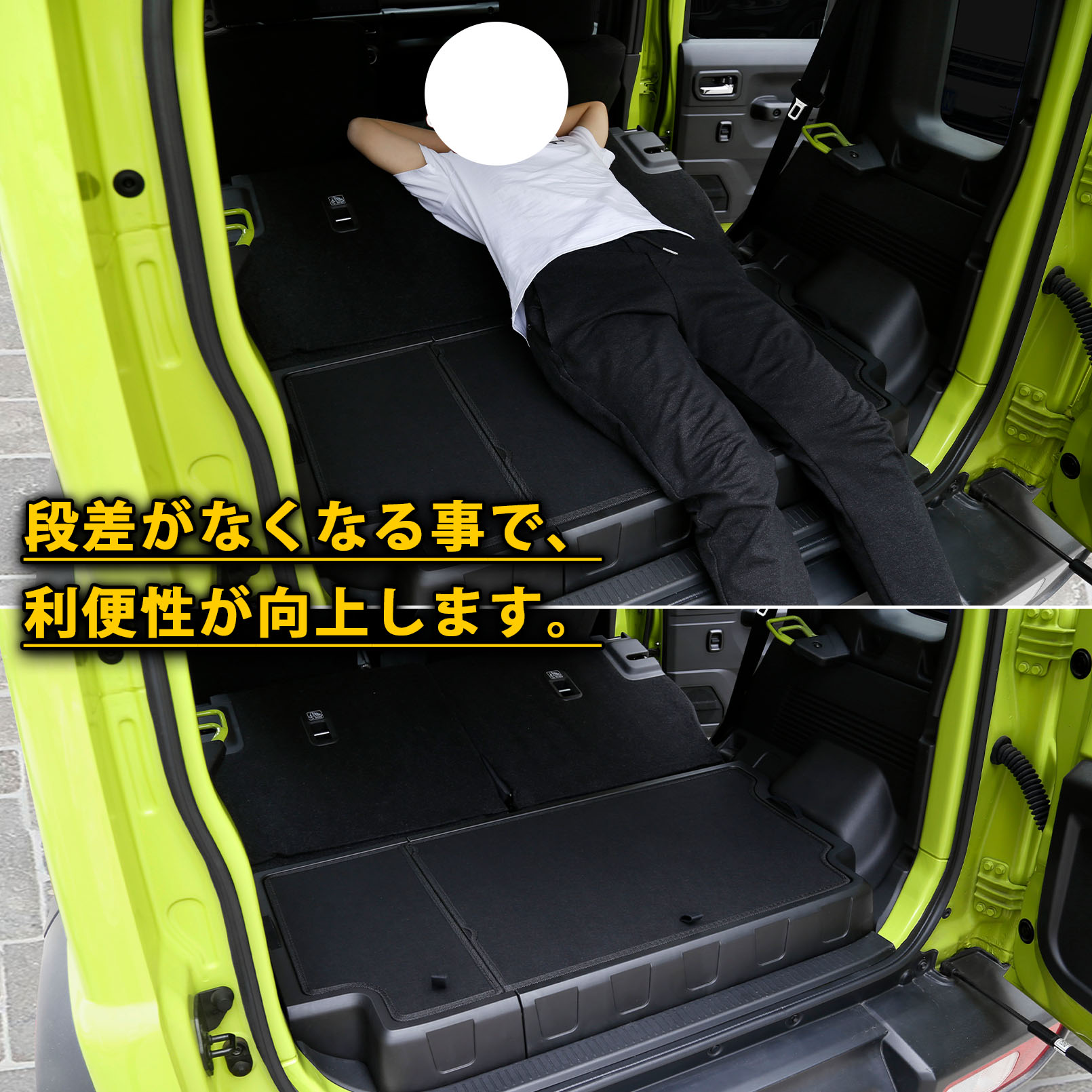 ジムニー ノマド JC74 5ドア パーツ ラゲッジボックス ふた付き 収納