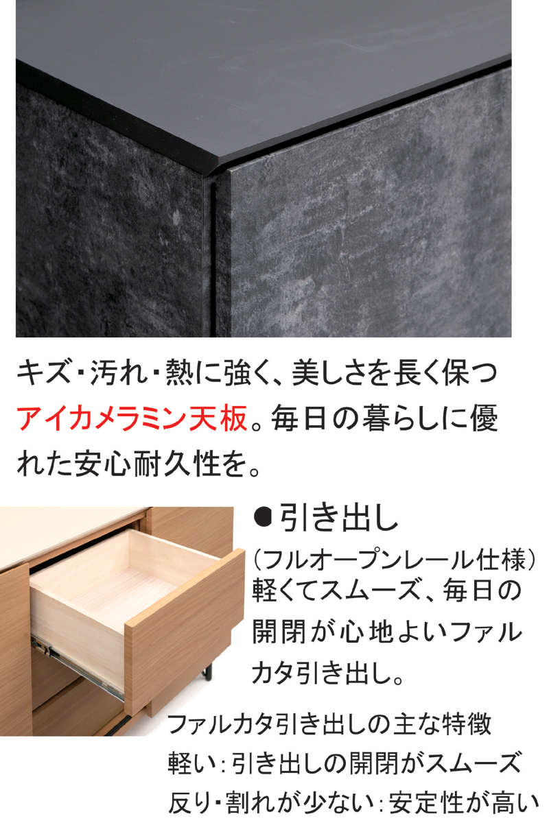 サイドボード 北欧 脚付き 幅120 キャビネット 引き戸 メラミン天板
