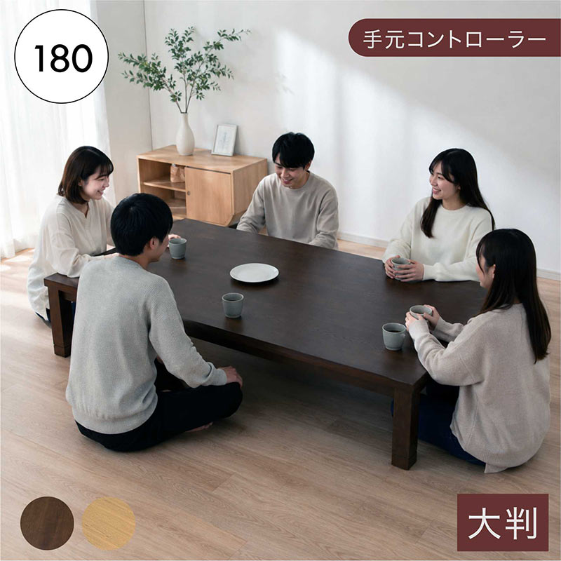 こたつテーブル 長方形 120 120×80 リビング おしゃれ モダン 足 高く