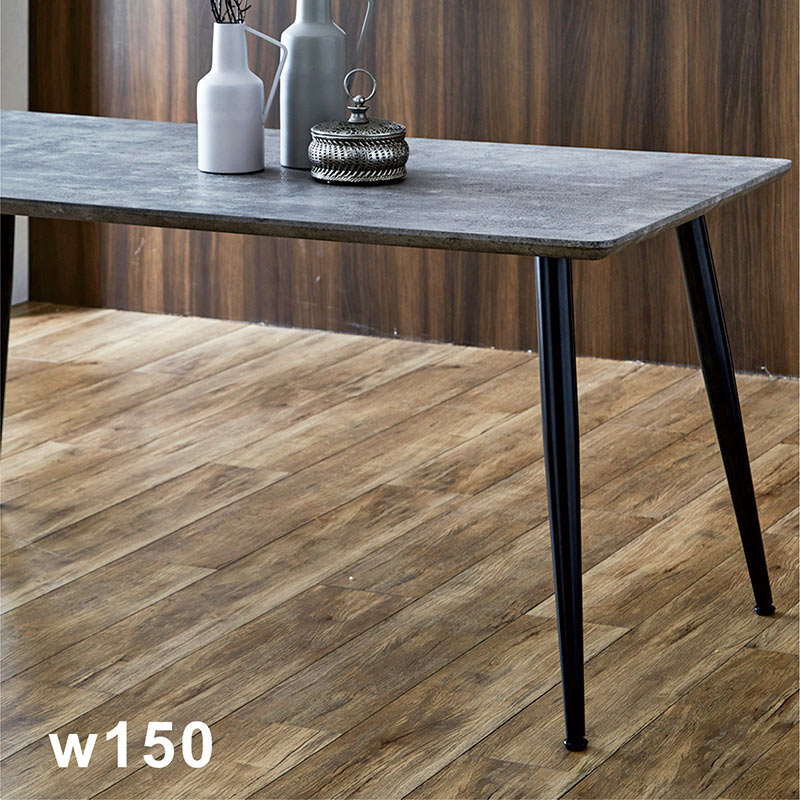 1日P13％〜 セラミック風 ダイニングテーブル 幅150cm 4人用 石目調