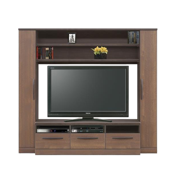 爆買 テレビ台 テレビボード ハイタイプ 幅200 高さ180 壁面収納