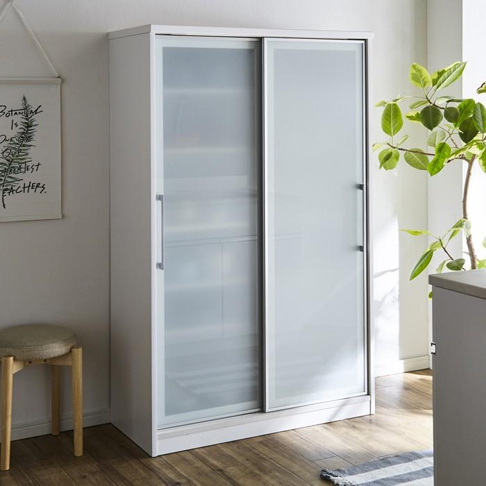 25日P9%〜 食器棚 おしゃれ 一人暮らし 白 ダイニングボード キッチン