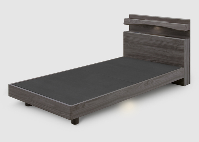 木製シングルベッドフレーム グレー 楽天市場】シングルベッド グレーの通販