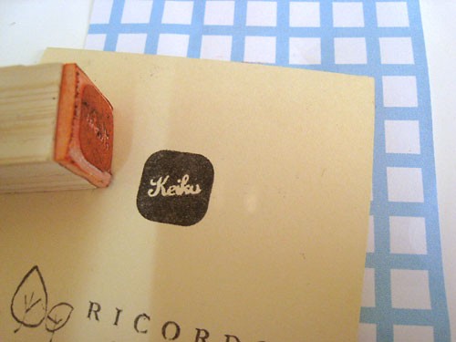 ローマ字名前入れスタンプの画像
