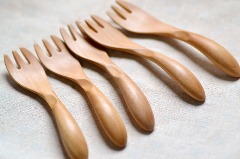 リニューアル！もぐもぐセット 名前入り赤ちゃん用 木製フォーク