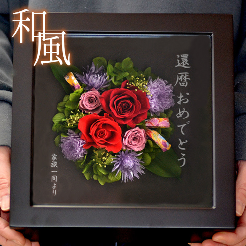 ガラスドーム付き ミニ仏花(ミニ札付)【ピンク/イエロー】仏花