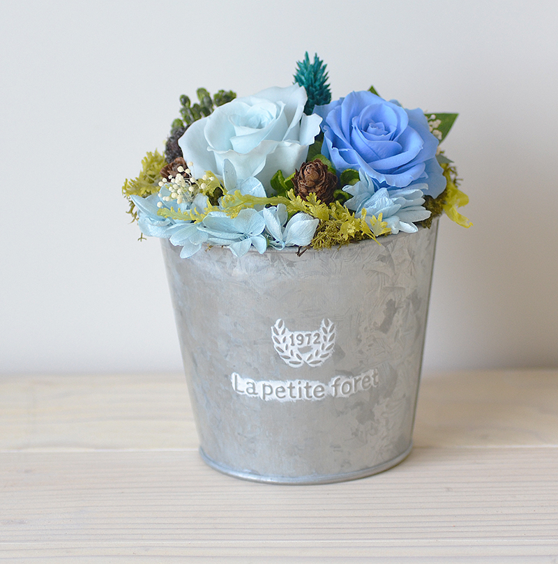 out ❁ブリキのナチュラルお花バケツ&ホウキset❁