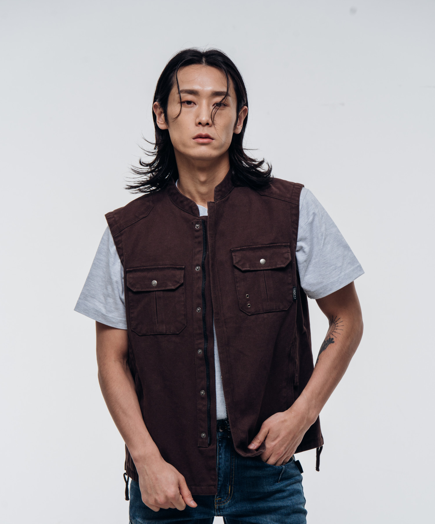 RIDEZ RIDEZプロテクターベスト MOTO CLUB VEST BLACK MV03 : RIDEZ
