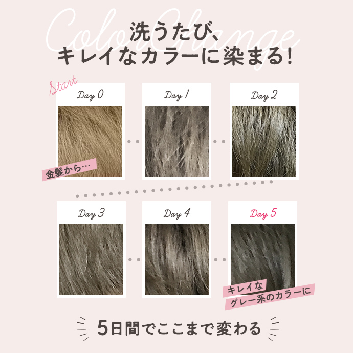 《お試し1週間分》 MIELUNE Color Shampoo ミエルネ カラーシャンプー 70ml 携帯 旅行｜rifare2012｜06