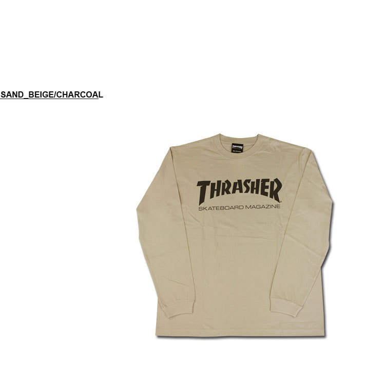 公式） スラッシャー tシャツ スラッシャー THRASHER ロンT MAG LOGO L 