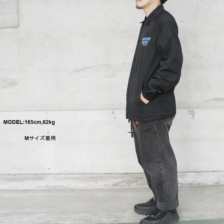 ブラザーマール コーチジャケット Brother Merle Plumber Woven Coach Jacket ジャケット メンズ レディース ユニセックス 黒 ブラック S Xl ブラザーマーレ Bm Riffle Page 通販 Yahoo ショッピング