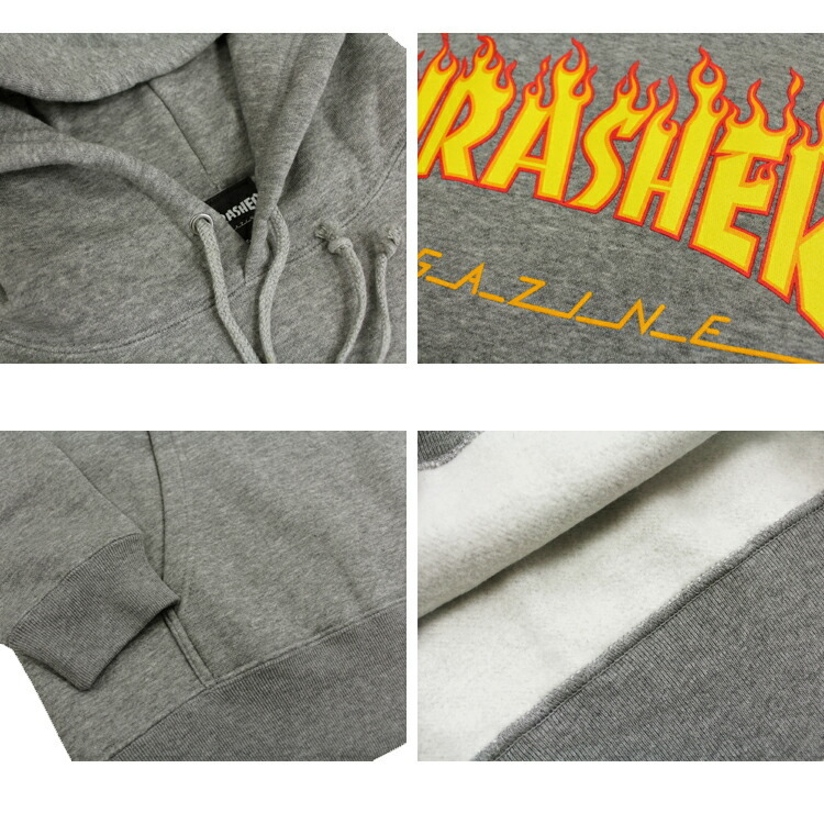 TWNのFlame Hoodieパーカー 全5色 THRASHER スラッシャー パーカー FLAME HOODIE SWEAT PARKA プル