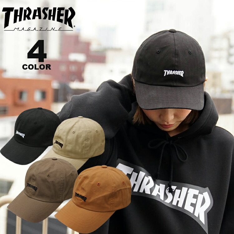 期間限定ポイント＋15％】スラッシャー キャップ THRASHER 帽子 メンズ レディース ユニセックス ローキャップ 全4色 MAG LOGO  COTTON DAD CAP(公式） : thr-c01 : RIFFLE PAGE - 通販 - Yahoo!ショッピング