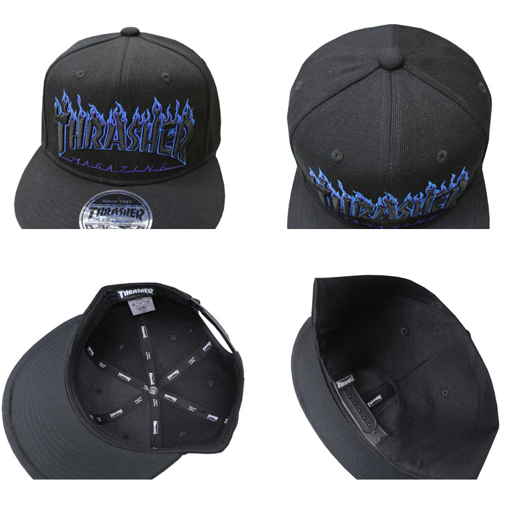 THRASHER FLAME SNAPBACK CAP キャップ 緑 USA THRASHER FLAME LOGO SNAPBACK CAP / GREEN （スラッシャー 5