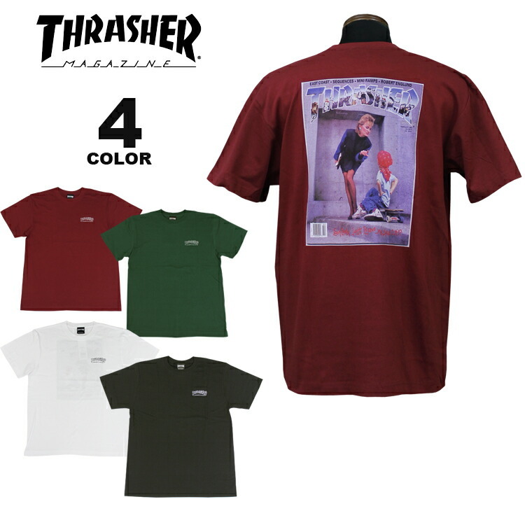 スラッシャー　THRASHER Tシャツ　2枚セット THRASHER tシャツ 「at」「25SS新柄追加」「THRASHER