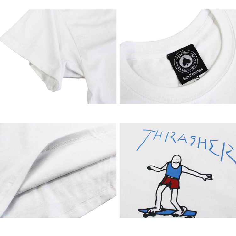 THRASHER（スラッシャー） SALE (公式） Tシャツ THRASHER GONZ LOGO S