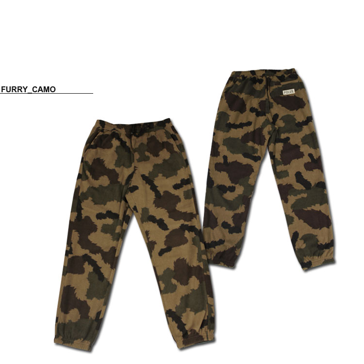 SALE ポーラー フリース パンツ POLER CAMO FLEECE PANTS ボトムス