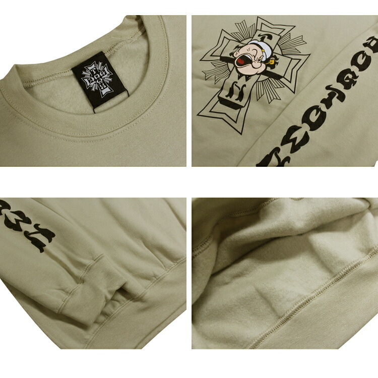 SALE ドッグタウン トレーナー DOGTOWN POPEYE CROSS CREW SWEAT