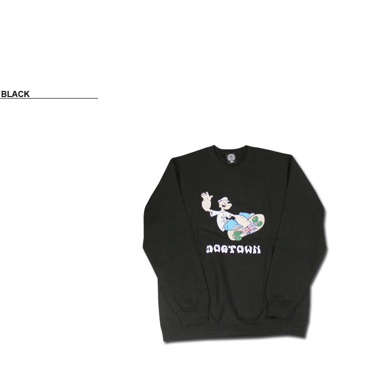 SALE ドッグタウン トレーナー DOGTOWN POPEYE SKATE CREW SWEAT