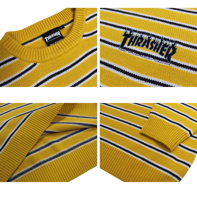 THRASHER SALE (取扱店限定） スラッシャー クルーネック ニット SP