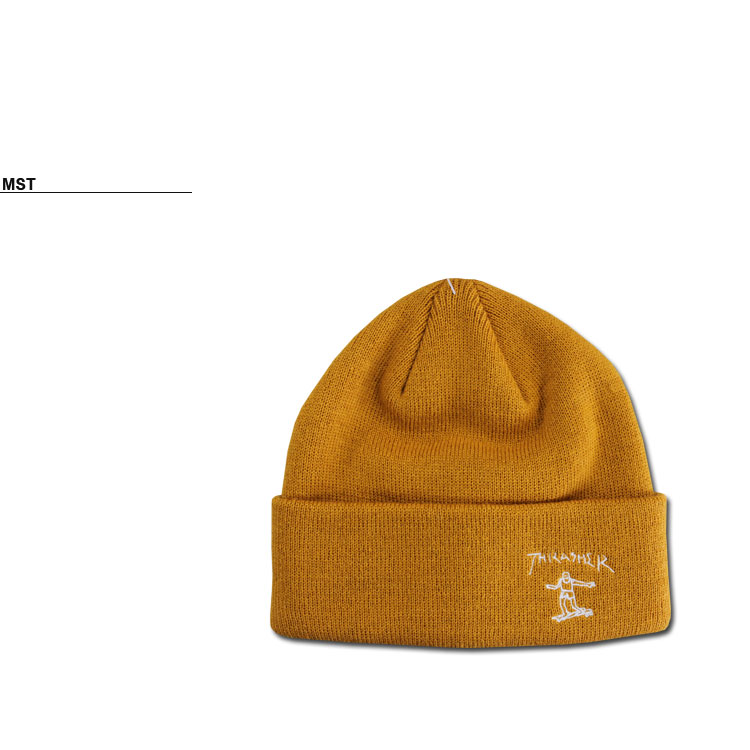 THRASHER（スラッシャー） ビーニー ニット帽 THRASHER GONZ ART KNIT