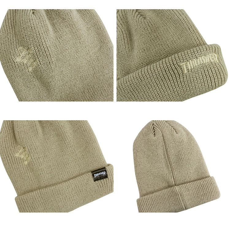 THRASHER（スラッシャー） ビーニー ニット帽 THRASHER GONZ SAD 3WAY