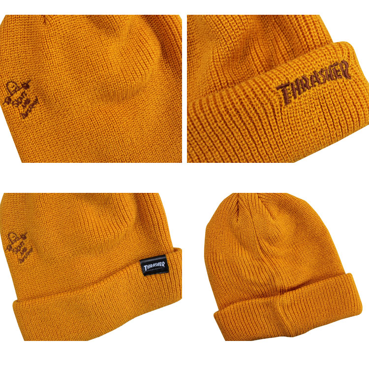 THRASHER（スラッシャー） ビーニー ニット帽 THRASHER GONZ SAD 3WAY