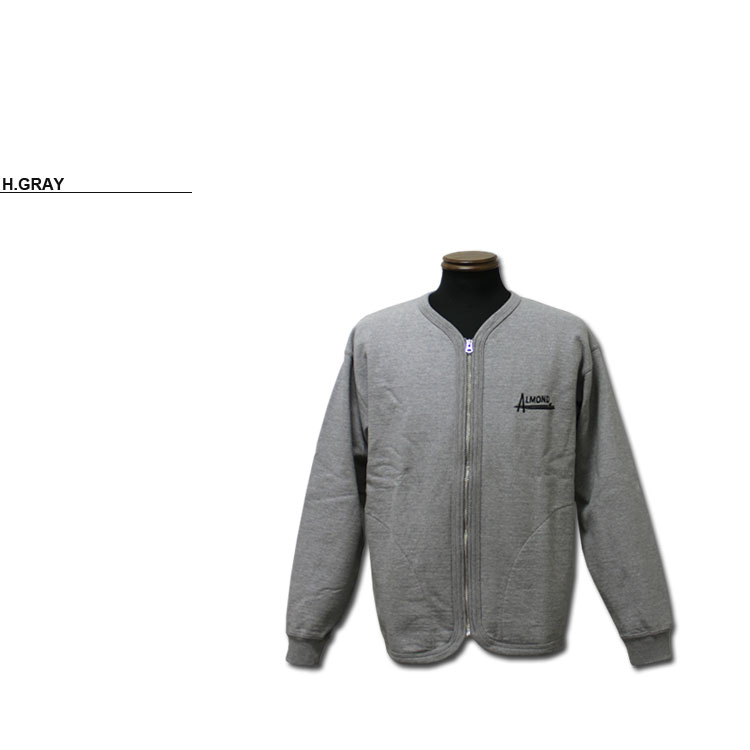almond︎⸜❤︎⸝‍ ハヤヤッコ グラフィカルブルゾン（グレー/Gray） 23aw07al_gry.jpg