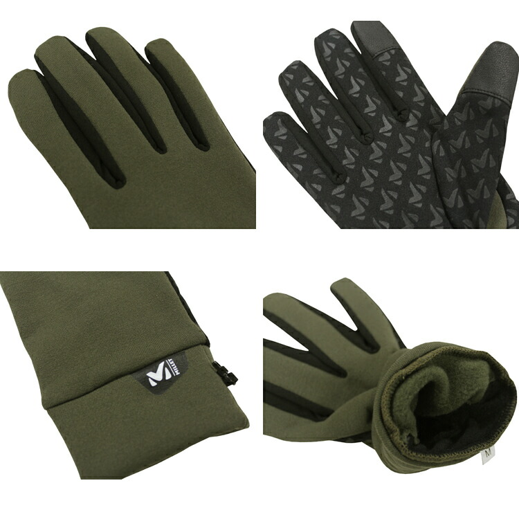 ミレー グローブ 手袋 MILLET WARM STRETCH TREK GLOVE 防寒 防風 保温