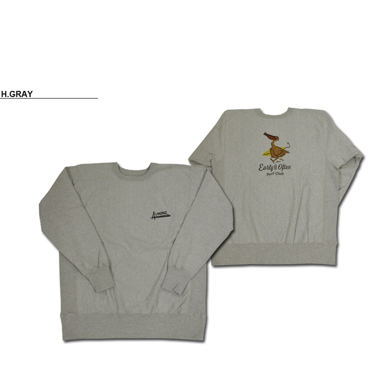 SALE アーモンド サーフボード トレーナー ALMOND SURFBOARDS EARLY