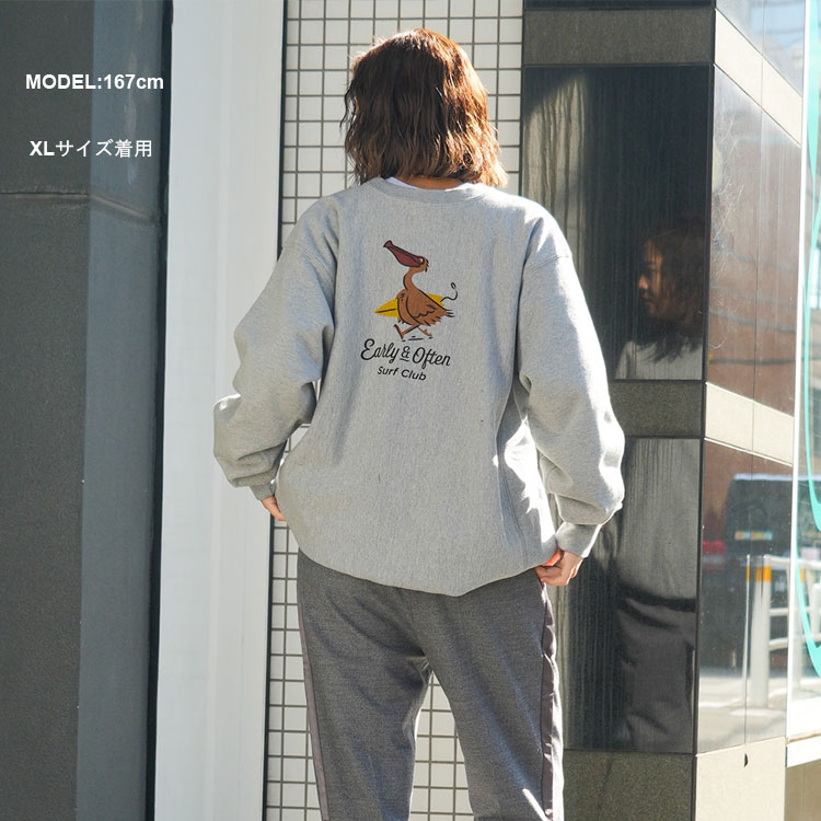 SALE アーモンド サーフボード トレーナー ALMOND SURFBOARDS EARLY SALE アーモンド サーフボード トレーナー ALMOND SURFBOARDS EARLY
