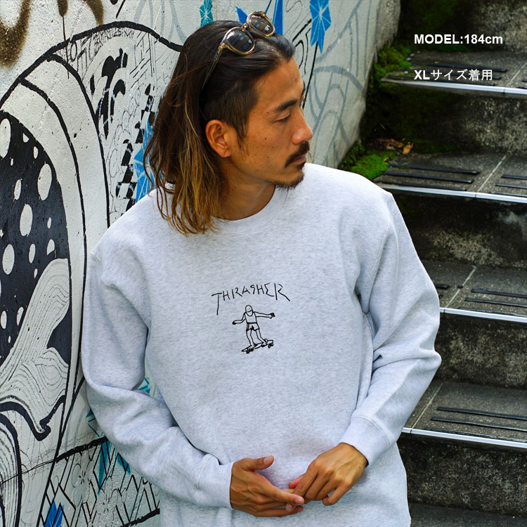 THRASHER（スラッシャー） トレーナー クルー スウェット スエット