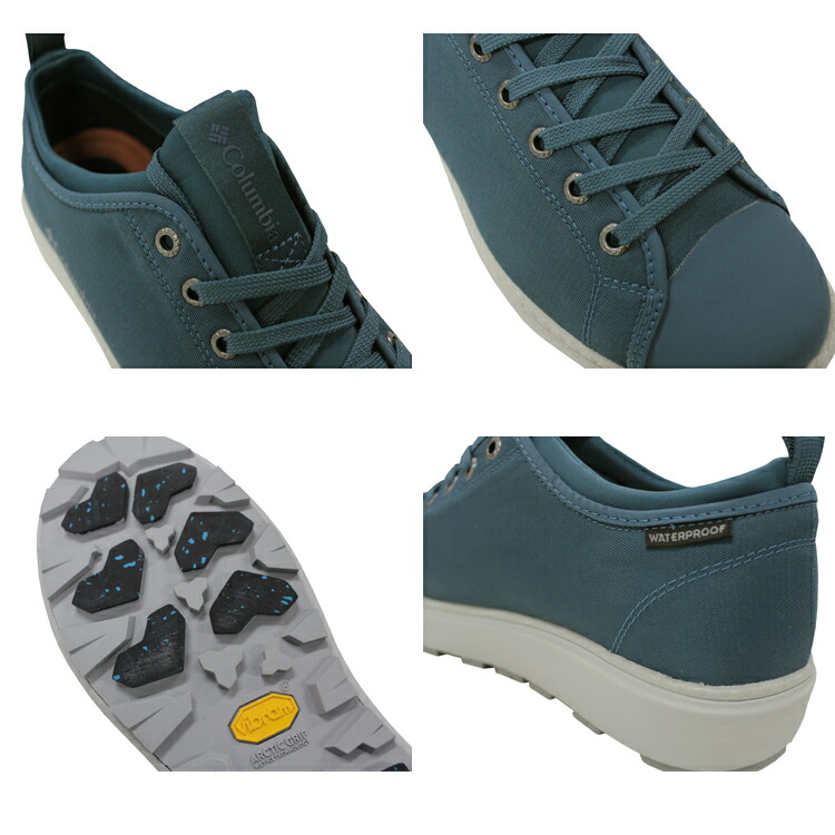 コロンビアColumbia防水シューズスニーカーウォータープルーフ24cm 23aw05c_blustone2.jpg