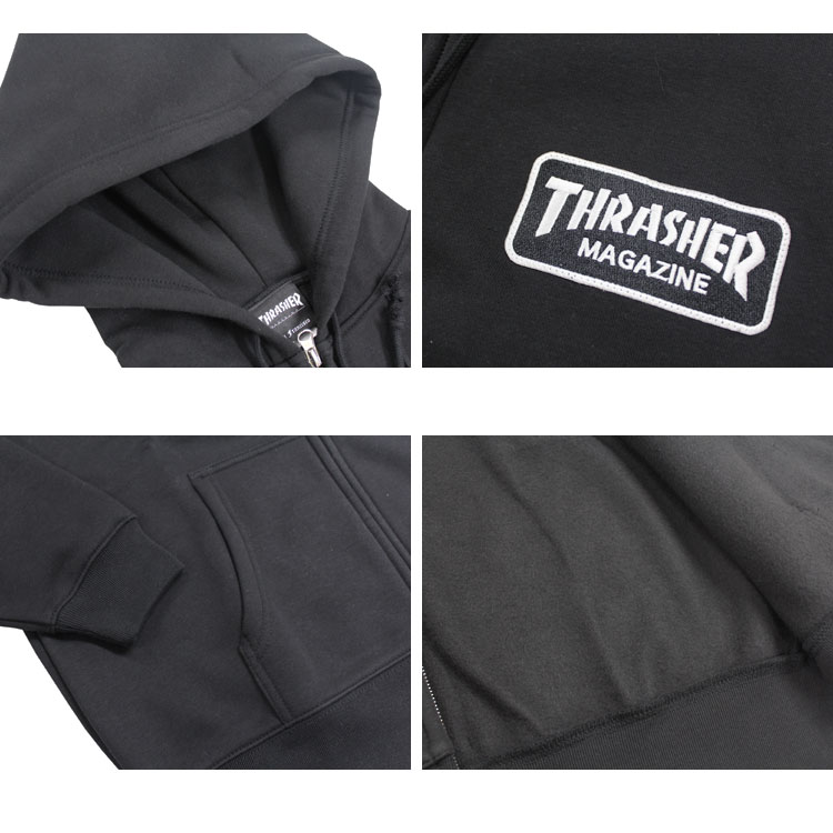 THRASHER 【SALE】アウトレット スラッシャー ジップ パーカー
