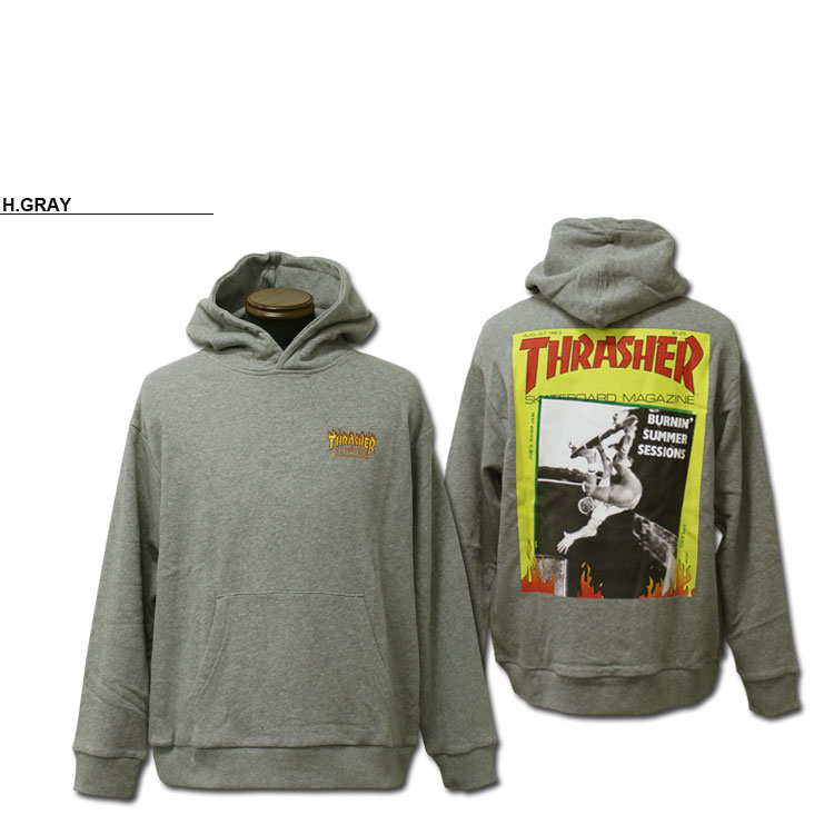 THRASHER 80's ヴィンテージパーカー THRASHER(スラッシャー) / 80s/ひし形/アメリカ製/パーカー/L