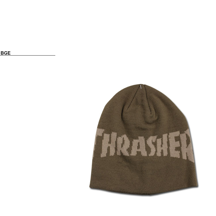 THRASHER（スラッシャー） ビーニー ニット帽 THRASHER MAG LOGO KNIT