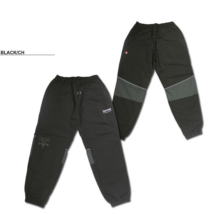 【未使用に近い】THRASHER ボードウェア Mサイズ THRASHER（スラッシャー） SALE パンツ THRASHER WASHER NYLON PANTS