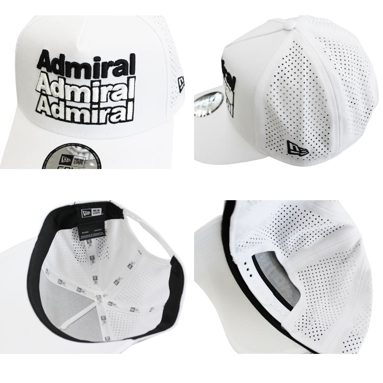 SALE アドミラル ゴルフ キャップ Admiral GOLF NEWERA THREE LOGO