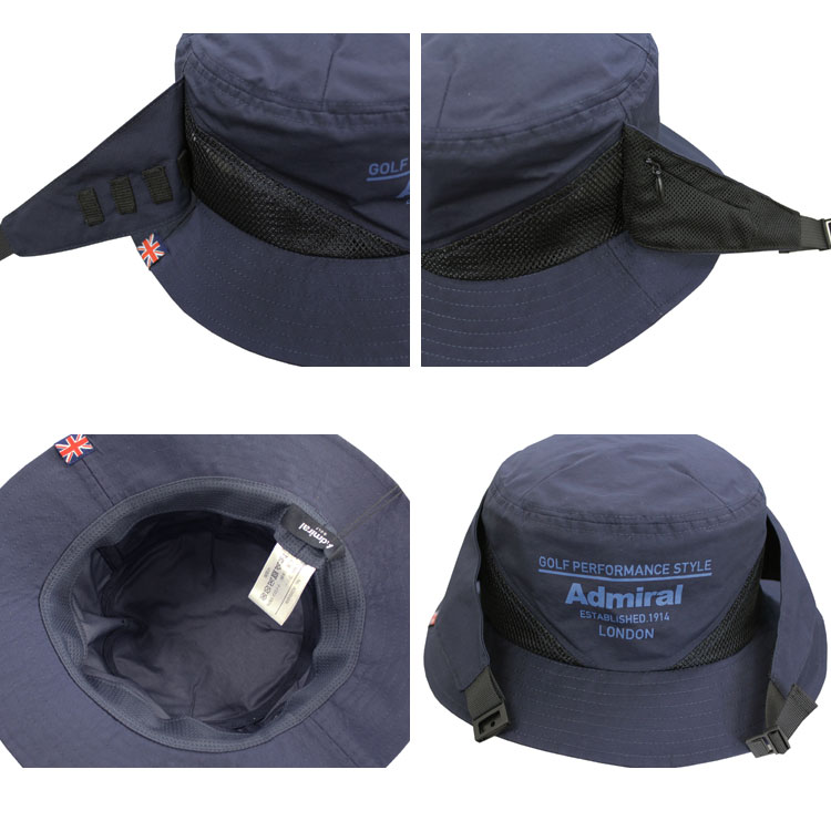 アドミラル ゴルフ バケットハット Admiral GOLF INNER MESH BUCKET