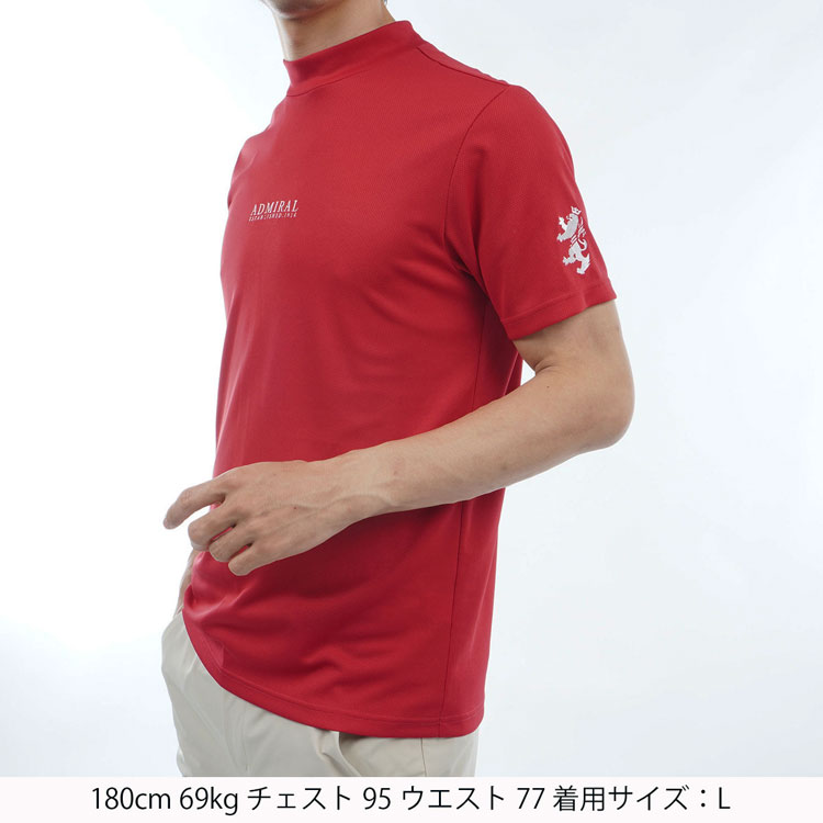 アドミラル ゴルフ（Admiral GOLF） モックネック ゴルフ 半袖 接触冷